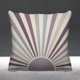 Sunburst Abstract Reversible Indoor/Outdoor Square Pillow