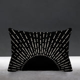 Sunny Abstract Reversible Indoor/Outdoor Rectangular Pillow
