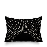 Sunny Abstract Reversible Indoor/Outdoor Rectangular Pillow