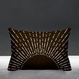 Sunny Abstract Reversible Indoor/Outdoor Rectangular Pillow