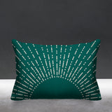 Sunny Abstract Reversible Indoor/Outdoor Rectangular Pillow
