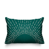 Sunny Abstract Reversible Indoor/Outdoor Rectangular Pillow