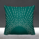 Sunny Abstract Reversible Indoor/Outdoor Square Pillow