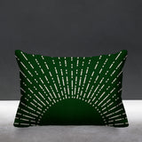 Sunny Abstract Reversible Indoor/Outdoor Rectangular Pillow