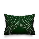 Sunny Abstract Reversible Indoor/Outdoor Rectangular Pillow