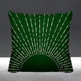 Sunny Abstract Reversible Indoor/Outdoor Square Pillow
