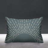 Sunny Abstract Reversible Indoor/Outdoor Rectangular Pillow