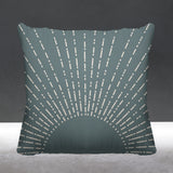 Sunny Abstract Reversible Indoor/Outdoor Square Pillow