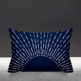 Sunny Abstract Reversible Indoor/Outdoor Rectangular Pillow