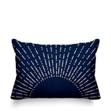 Sunny Abstract Reversible Indoor/Outdoor Rectangular Pillow