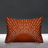 Sunny Abstract Reversible Indoor/Outdoor Rectangular Pillow