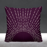 Sunny Abstract Reversible Indoor/Outdoor Square Pillow