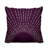 Sunny Abstract Reversible Indoor/Outdoor Square Pillow