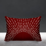 Sunny Abstract Reversible Indoor/Outdoor Rectangular Pillow