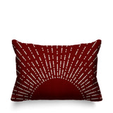 Sunny Abstract Reversible Indoor/Outdoor Rectangular Pillow
