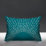 Sunny Abstract Reversible Indoor/Outdoor Rectangular Pillow