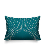 Sunny Abstract Reversible Indoor/Outdoor Rectangular Pillow