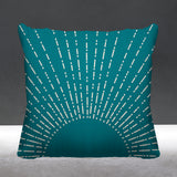 Sunny Abstract Reversible Indoor/Outdoor Square Pillow