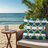 Swire Nautical Knot Square Indoor/Outdoor Throw Pillow