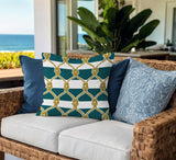 Swire Nautical Knot Square Indoor/Outdoor Throw Pillow