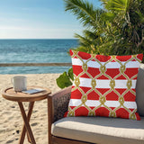 Swire Nautical Knot Square Indoor/Outdoor Throw Pillow