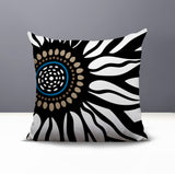 Syna Floral Burst Reversible Indoor/Outdoor Square Pillow