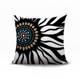 Syna Floral Burst Reversible Indoor/Outdoor Square Pillow