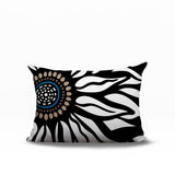 Syna Floral Burst Reversible Indoor/Outdoor Rectangle Pillow
