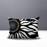 Syna Floral Burst Reversible Indoor/Outdoor Rectangle Pillow