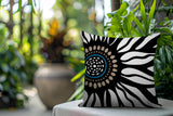 Syna Floral Burst Reversible Indoor/Outdoor Square Pillow