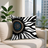 Syna Floral Burst Reversible Indoor/Outdoor Square Pillow