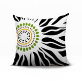 Syna Floral Burst Reversible Indoor/Outdoor Square Pillow