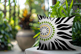 Syna Floral Burst Reversible Indoor/Outdoor Square Pillow