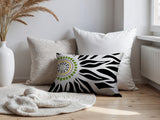 Syna Floral Burst Reversible Indoor/Outdoor Square Pillow