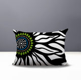 Syna Floral Burst Reversible Indoor/Outdoor Rectangle Pillow