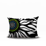 Syna Floral Burst Reversible Indoor/Outdoor Rectangle Pillow