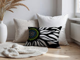 Syna Floral Burst Reversible Indoor/Outdoor Square Pillow