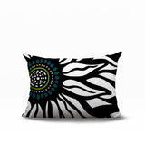 Syna Floral Burst Reversible Indoor/Outdoor Rectangle Pillow