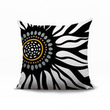 Syna Floral Burst Reversible Indoor/Outdoor Square Pillow