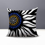 Syna Floral Burst Reversible Indoor/Outdoor Square Pillow