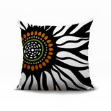 Syna Floral Burst Reversible Indoor/Outdoor Square Pillow