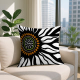 Syna Floral Burst Reversible Indoor/Outdoor Square Pillow