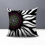 Syna Floral Burst Reversible Indoor/Outdoor Square Pillow