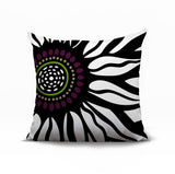 Syna Floral Burst Reversible Indoor/Outdoor Square Pillow