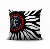 Syna Floral Burst Reversible Indoor/Outdoor Square Pillow