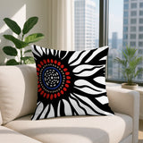 Syna Floral Burst Reversible Indoor/Outdoor Square Pillow