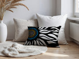 Syna Floral Burst Reversible Indoor/Outdoor Square Pillow