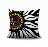 Syna Floral Burst Reversible Indoor/Outdoor Square Pillow