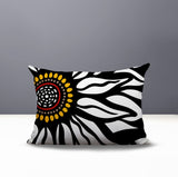 Syna Floral Burst Reversible Indoor/Outdoor Rectangle Pillow