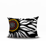Syna Floral Burst Reversible Indoor/Outdoor Rectangle Pillow
